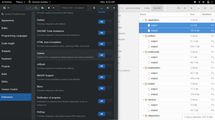 GNOME Builder - Indexer